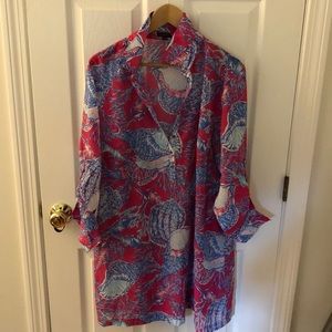 Talbots swim cover-up